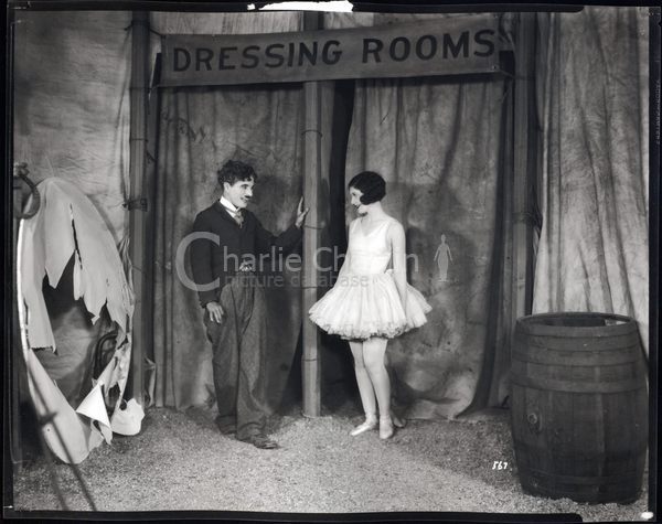 Chaplin and Merna Kennedy in The Circus