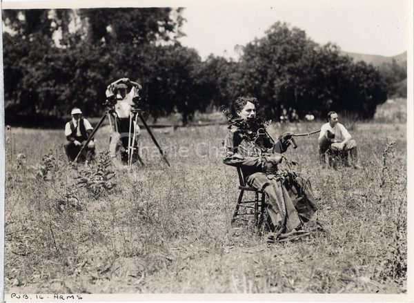 Chaplin directing Shoulder Arms