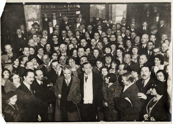charlie chaplin oona o. berlin march 1931 lobby of