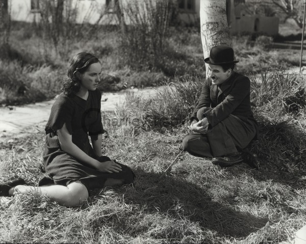 Paulette Goddard and Chaplin in Modern Times, 1936