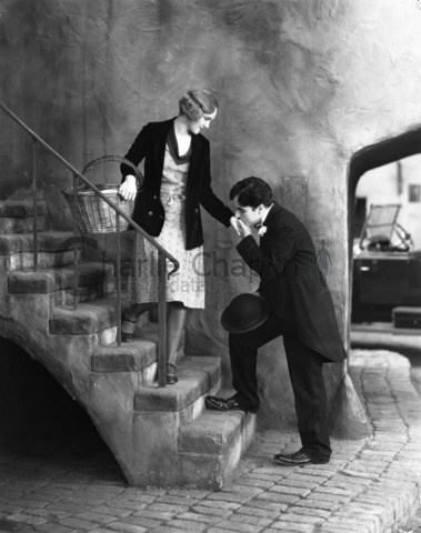 Virginia Cherrill et Charlie Chaplin, Les Lumières de la ville