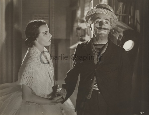 Claire Bloom et Chaplin dans Les Feux de la rampe, 1952