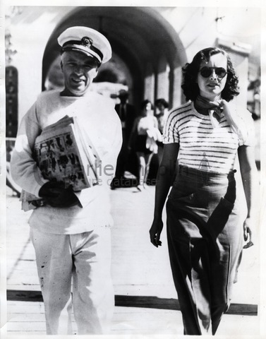 Charlie Chaplin and Paulette Goddard, Catalina Island, 1934