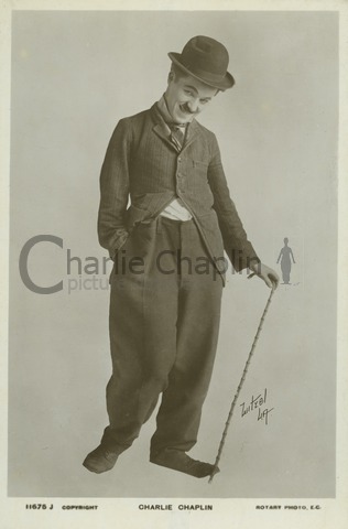 Chaplin photo by Witzel, 1914