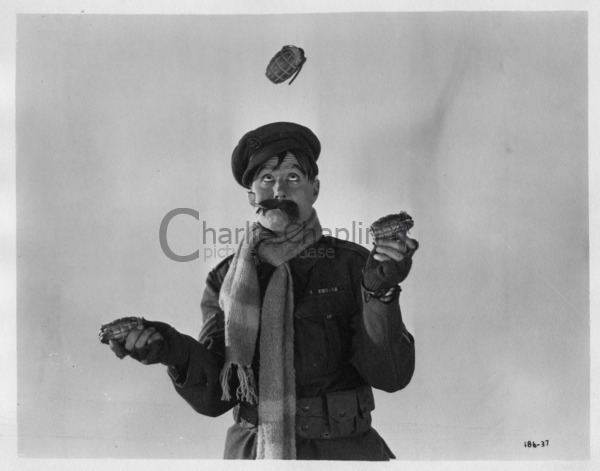 Sydney Chaplin in costume for "The Better 'Ole" (1926)