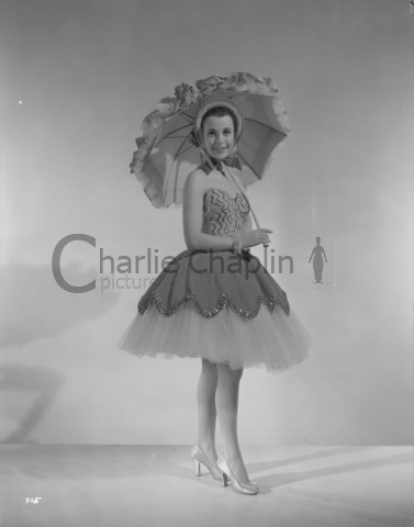 Portrait of Claire Bloom as Terry dancer with umbrella - Charlie ...
