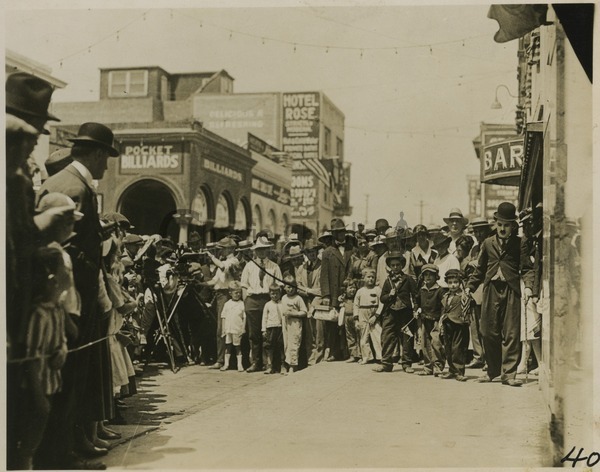 Shooting on location in Venice, California